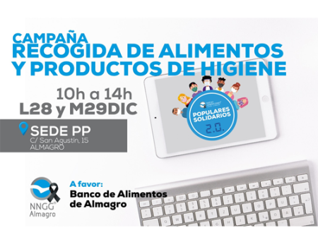 Nuevas Generaciones recoger�n alimentos y productos de higiene en su campa�a “populares solidarios” 