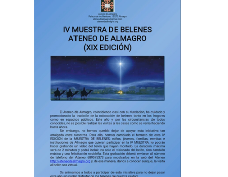 El Ateneo propone una muestra virtual de belenes 