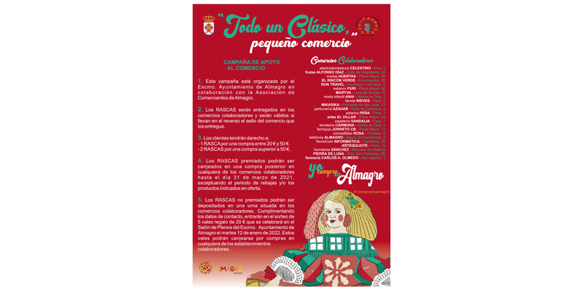 La Concejal�a de Promoci�n Econ�mica lanza un a�o m�s la campa�a de apoyo al comercio local de los rascas por Navidad
