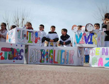 Los colegios celebran el d�a escolar de la Paz y la No Violencia