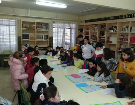 Los alumnos del colegio Diego de Almagro aprenden cuales son los problemas medioambientales y c�mo pueden colaborar 