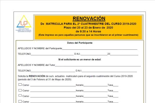 Renovaci�n enero