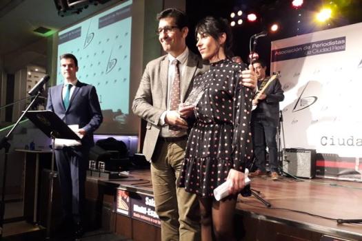 La asociaci�n de la Prensa de Ciudad Real premia a la almagre�a Nieves S�nchez