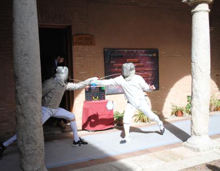 Espectacular y bello torneo de esgrima en Almagro