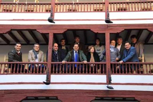 El presidente regional del Partido Popular visita Almagro