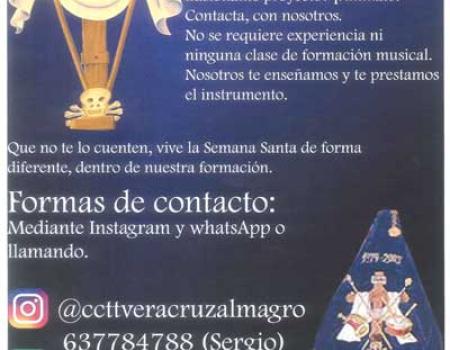 La Hermandad de la Esclavitud de la Veracruz apuesta por recuperar su banda de cornetas y tambores