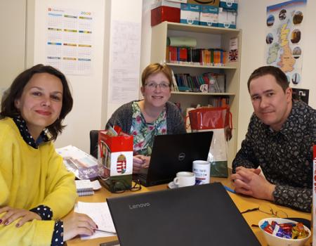 El Instituto Clavero Fern�ndez de C�rdoba  recibi� la visita de dos profesores h�ngaros del programa Erasmus 