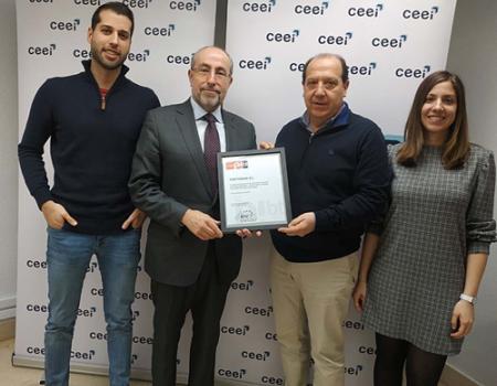 El CEEI hace entrega del sello de Empresa Innovadora de Base Tecnol�gica a la empresa Torytrans S.L.