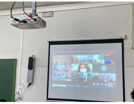 Debido al COVID, los chavales no han podido realizar las habituales visitas a los dos centros educativos de secundaria pero conocieron con detalle  desde sus 