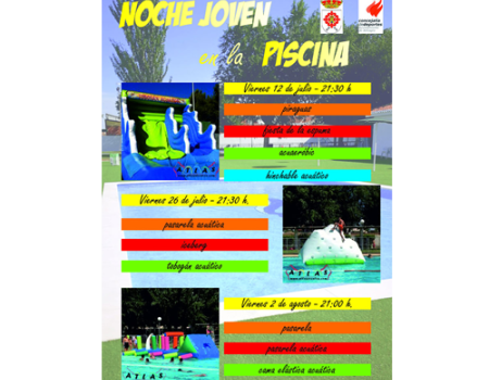 Las noches de ocio de la piscina vuelven este viernes 