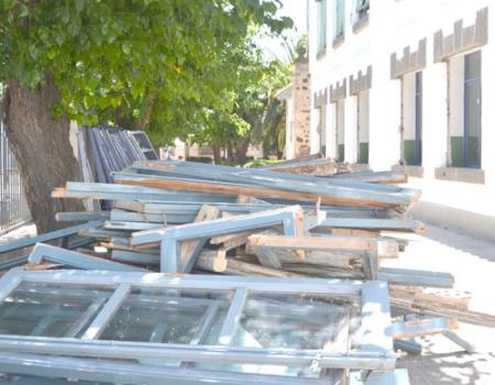 Las obras en los colegios comenzaron este mes 