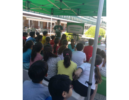 Los alumnos de infantil del colegio Paseo Viejo de la Florida se convierten en los guardianes del medio ambiente en Almagro