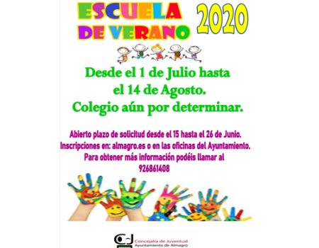 El Ayuntamiento mantiene la Escuela de Verano para conciliar la vida familiar y laboral