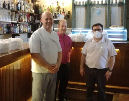 El Banco de Alimentos recibe 25 men�s del restaurante El Corregidor