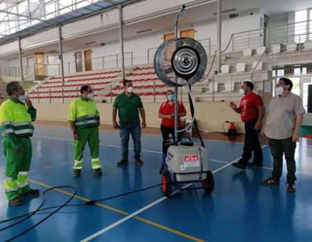 El Ayuntamiento adquiere un nuevo equipo para desinfectar por micronebulizaci�n espacios municipales 