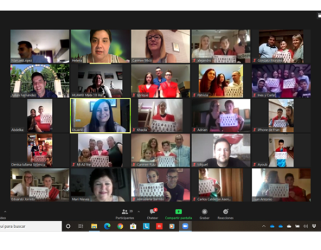 Los alumnos de 6� de Primaria del colegio Miguel de Cervantes tambi�n se graduaron “on line”