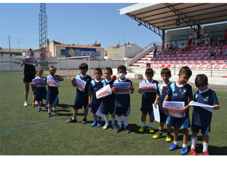 Finaliza el campus de f�tbol 