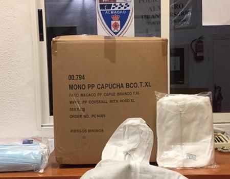 El Ayuntamiento agradece la donaci�n de material por empresas y profesionales de Almagro