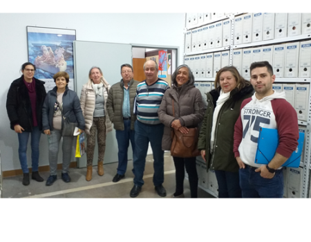 La UP aprende scrap y visita el archivo municipal 