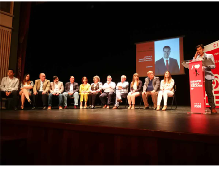 Presentaci�n de la candidatura del Partido Socialista y charla con los vecinos de La Florida