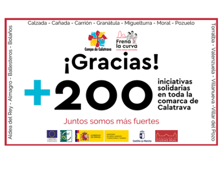 Doscientas iniciativas solidarias en el Campo de Calatrava en la 1� fase de su Plan de Choque contra el Covid-19