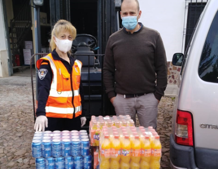 Protecci�n Civil agradece la donaci�n de Distribuciones Carpio