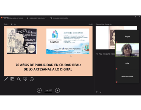Paloma Salas hizo un recorrido por la publicidad en Ciudad Real en los �ltimos 70 a�os