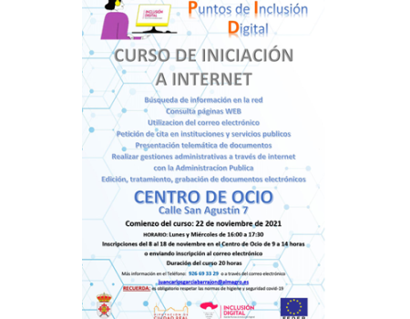 El Ayuntamiento organiza cursos para aprender a realizar gestiones y tr�mites administrativos por v�a telem�tica