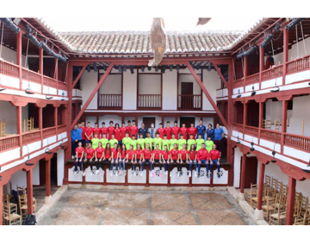 M�s de 40 chavales de toda Espa�a participaron en Almagro en la concentraci�n de selecciones masculina y femenina de voleibol 