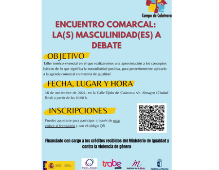 Abierto el plazo de inscripci�n del taller comarcal “Las Masculinidades a debate”