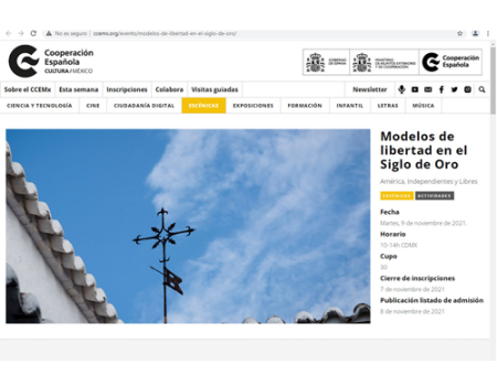 El Festival Internacional de Teatro Cl�sico enriquece la visi�n del Siglo de Oro con diversos talleres en M�xico