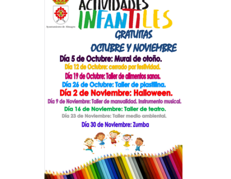  Las actividades infantiles comienzan este s�bado en el centro de ocio