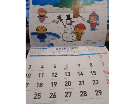 Amfisa ha elaborado su calendario solidario para el 2022