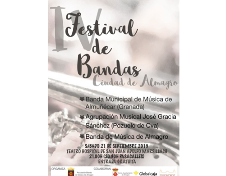 El Teatro Adolfo Marsillach acoge la IV del festival de Bandas de M�sica Ciudad de Almagro