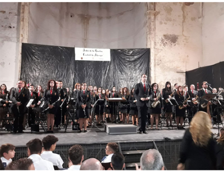 La m�sica de banda uni� a Almagro, Almu��car y Pozuelo de Calatrava 