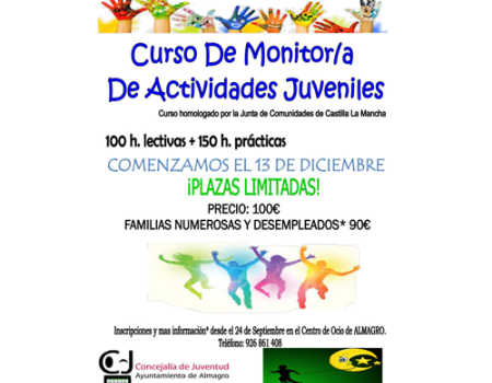 La Concejal�a de Juventud organiza un nuevo curso de monitor de actividades juveniles