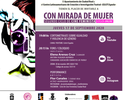 El ciclo de cine feminista con mirada de mujer’, organizado por el CELCIT, arranca hoy en Ciudad Real