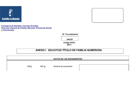 Se simplifican los tr�mites para obtener y renovar el Titulo de Familia Numerosa