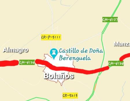 La Guardia Civil controla el acceso y salida de Bola�os de Calatrava