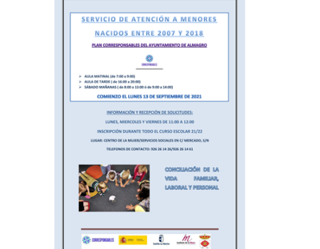 El Ayuntamiento pone en marcha un servicio de atenci�n a menores para conciliar la vida familiar y laboral