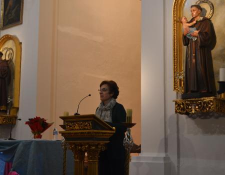 La almagre�a Nieves Chaves centra el preg�n de Navidad en la figura de la Virgen Mar�a 