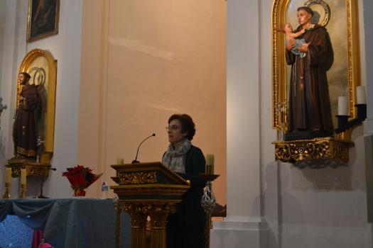 La almagre�a Nieves Chaves centra el preg�n de Navidad en la figura de la Virgen Mar�a