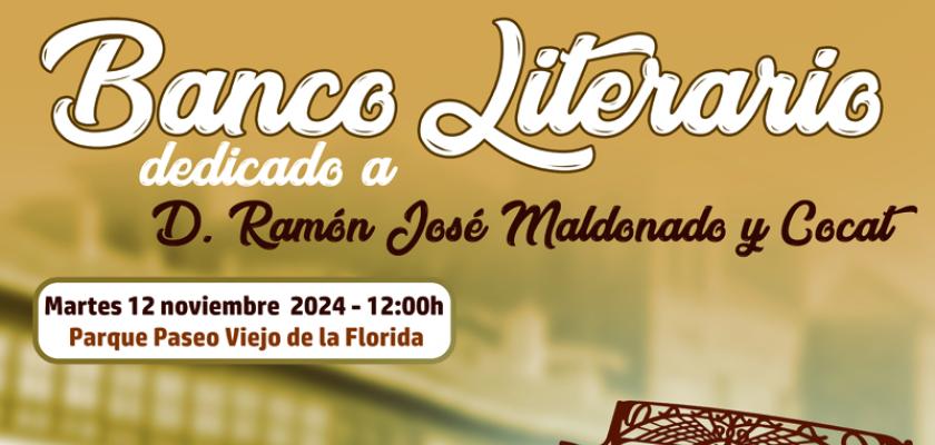 Banco Literario dedicado a D.Ram�n Jos� Maldonado y Cocat