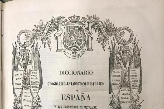 Frontispicio del libro de Madoz