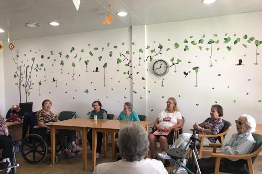 La biblioteca en la residencia de Almagro