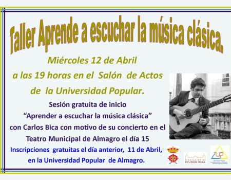Taller Aprende a escuchar m�sica cl�sica