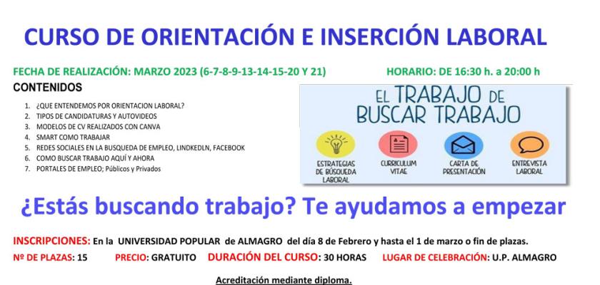 Curso de Orientaci�n e Inserci�n Laboral