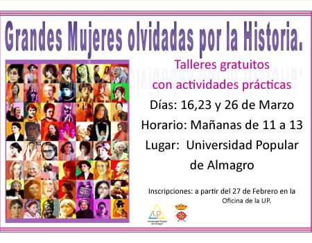 Grandes Mujeres olvidadas por la Historia
