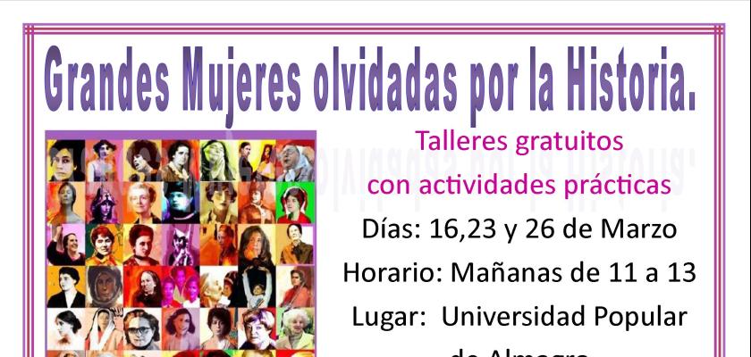 Grandes Mujeres olvidadas por la Historia