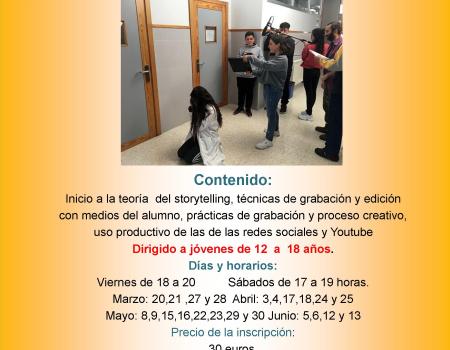 Taller de V�deos para youtube y redes sociales 